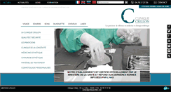 Desktop Screenshot of cliniquecrillon.com