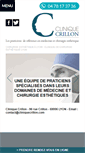 Mobile Screenshot of cliniquecrillon.com