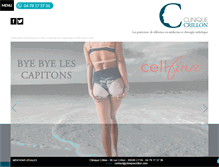 Tablet Screenshot of cliniquecrillon.com